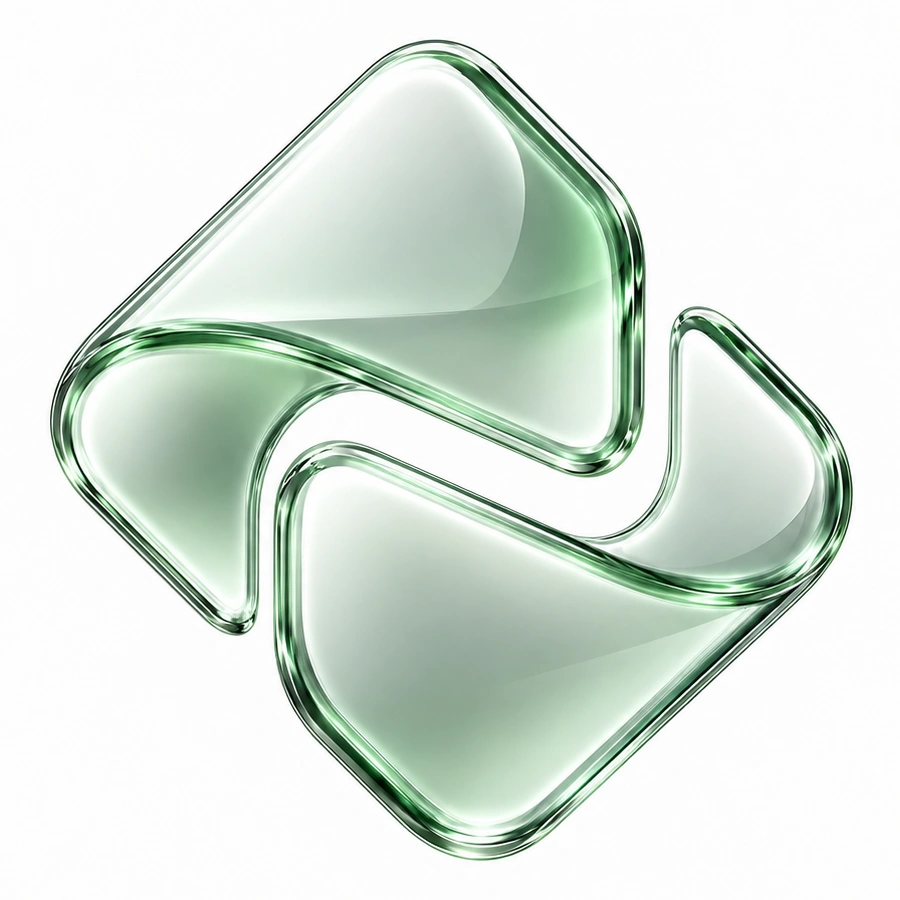 RWA 100 Index Fund abstract glass logo